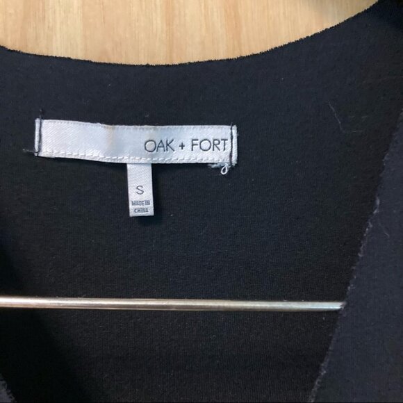 OAK  + FORT Sz S Oversized Knee Length Neoprene Open Style Vest - Picture 2 of 5